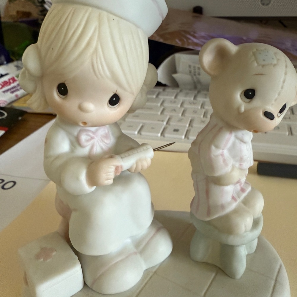 Vintage 1981 Precious Moments Love Beareth All Things Figurine